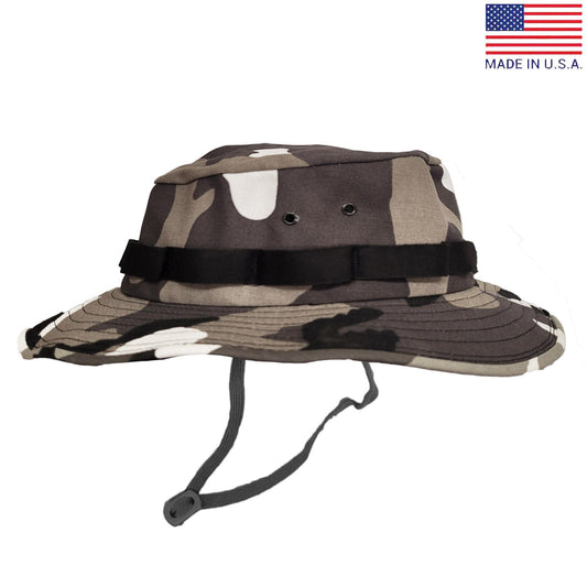 Original US Army Bush Hat Combat Tactical Boonie Urban Camo