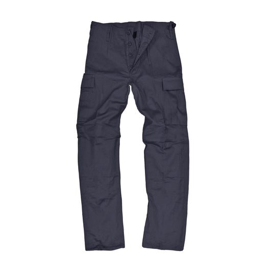 Army Trousers Ripstop Cotton Combat Pants Navy