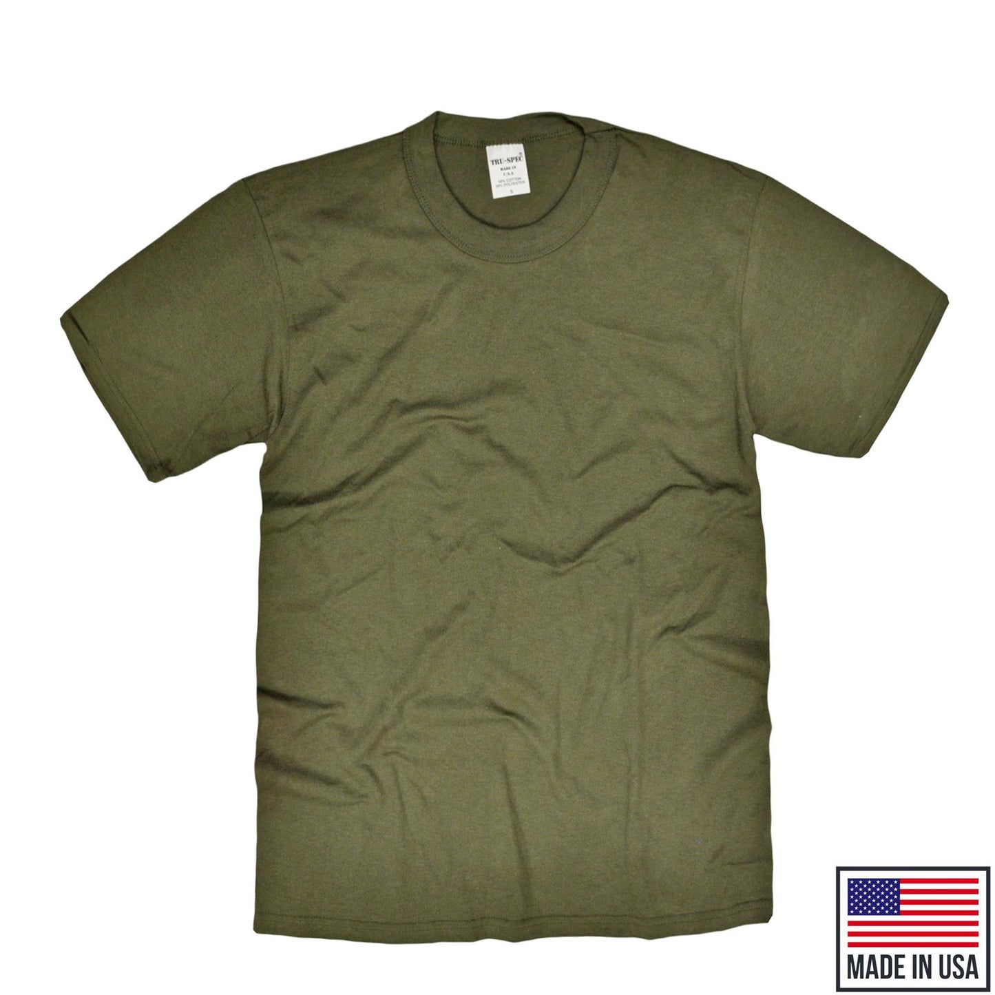 Original US Tru Spec T Shirt Military Top Olive