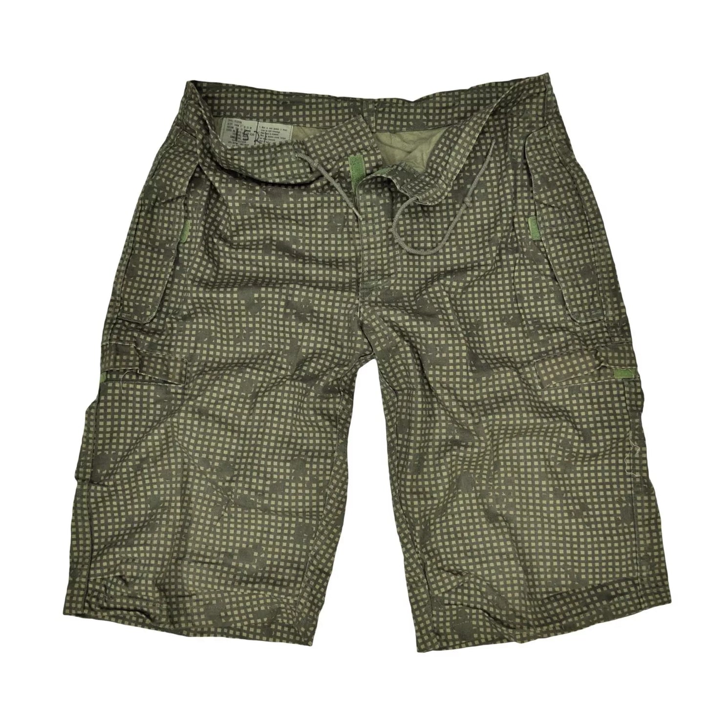 Original US Army Night Desert Camo Combat Shorts Olive