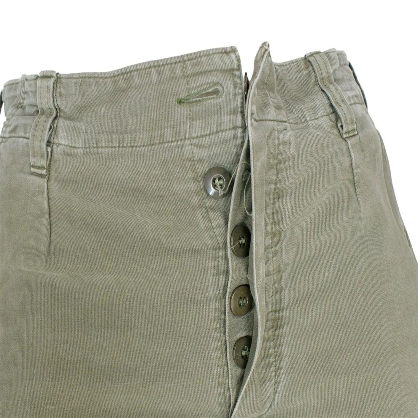 German Moleskin Trouser Original Vintage Surplus Olive