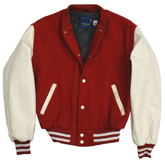 US Baseball Jacket Durable Sport Bomber Red