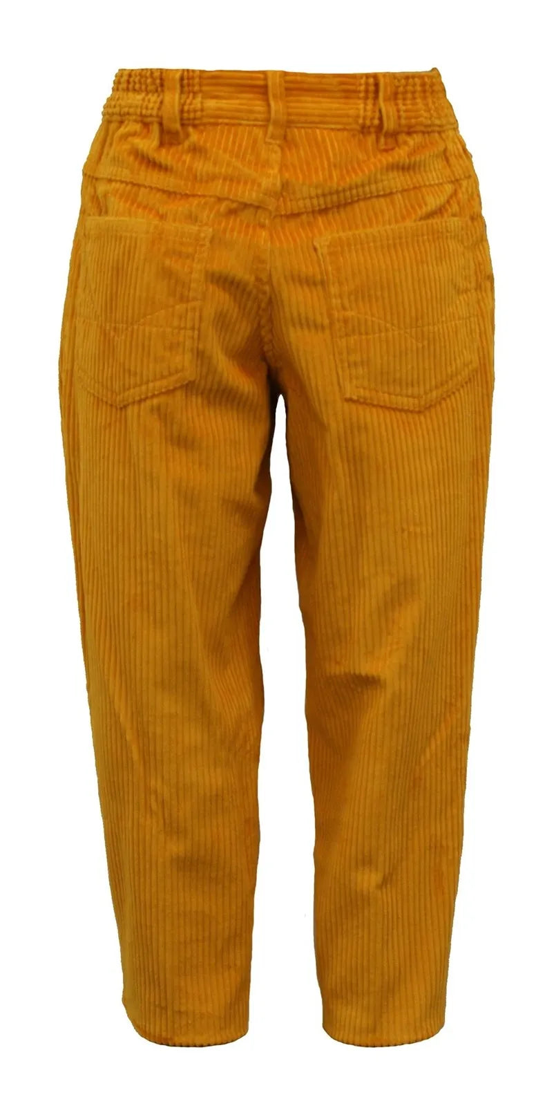 Kids Trousers Warm Corduroy Pants Yellow