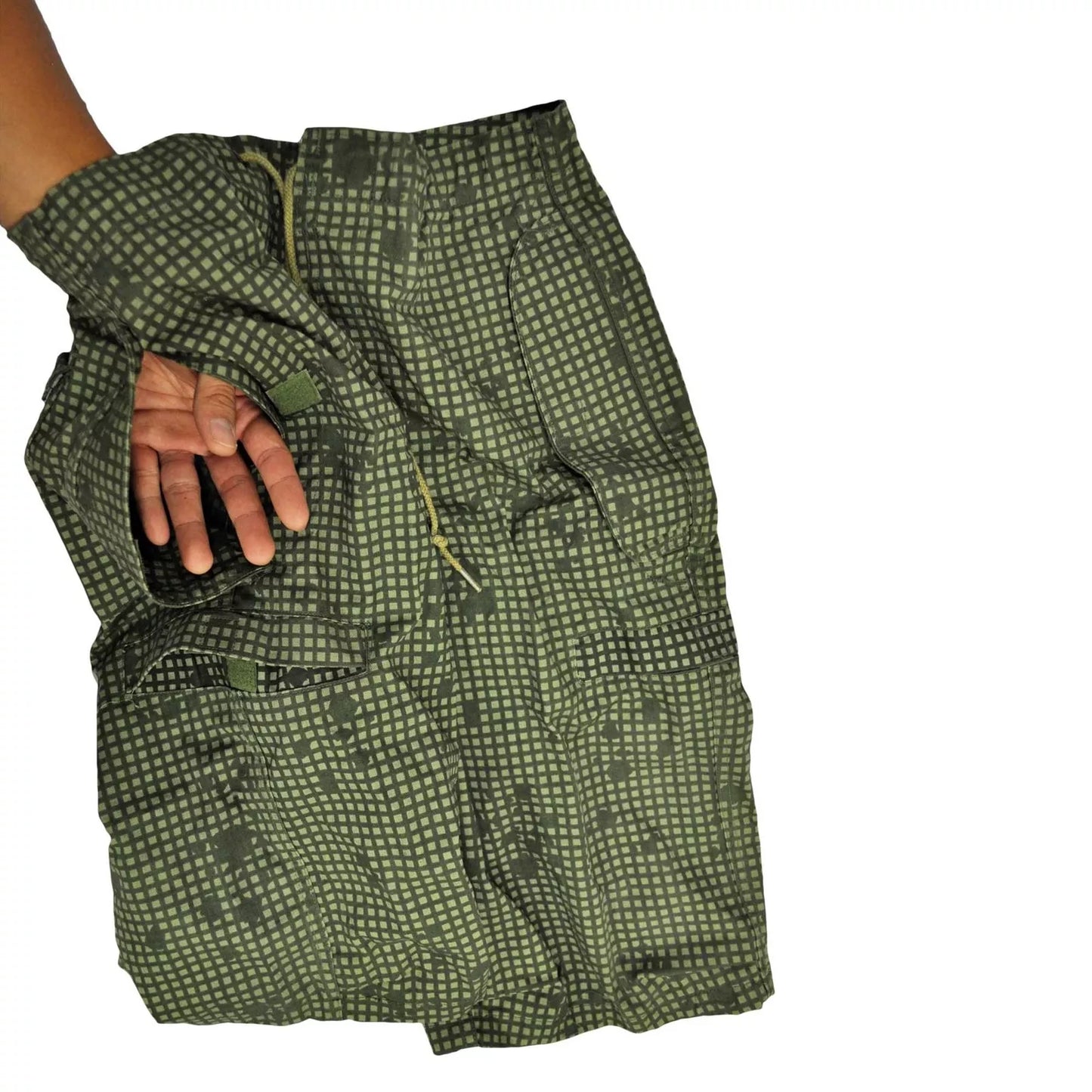 Original US Army Night Desert Camo Combat Shorts Olive